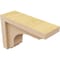 Ekena Millwork 3"W x 9"D x 6"H Classic Warren Rough Cedar Woodgrain TimberThane Corbel, Primed Tan CORUR03X09X06WARRCPR - alternate 5